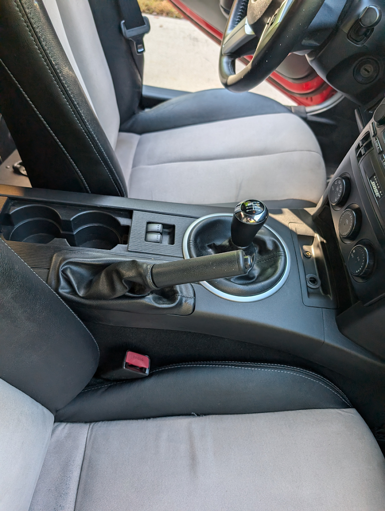 Detailed car exterior shine