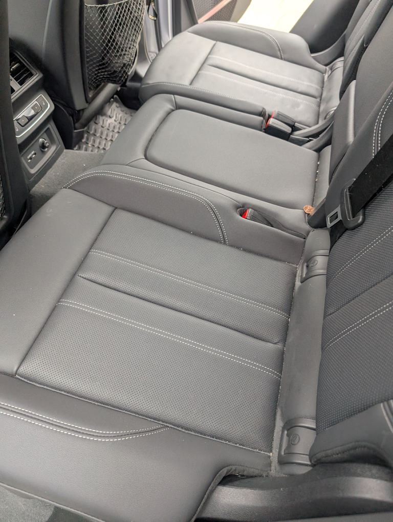 Clean car interior seats